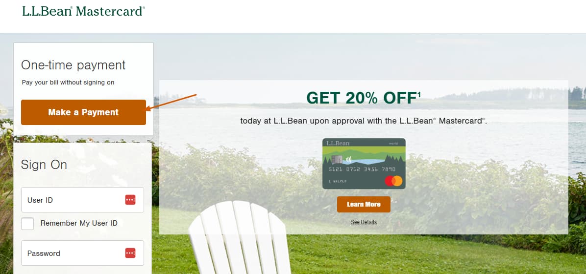 How to Make an L.L. Bean Credit Card Payment