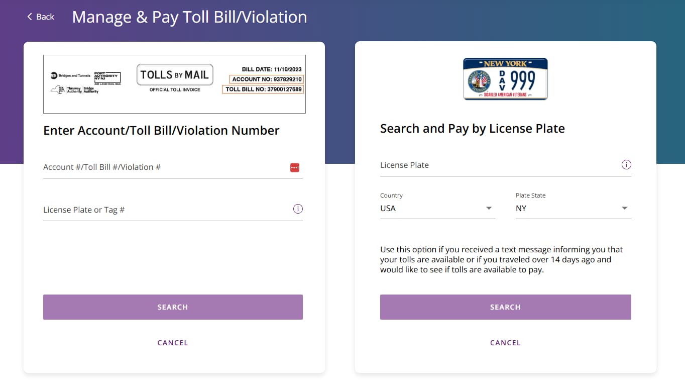 How to Pay E-ZPass Violations Online at e-zpassny.compayviolation